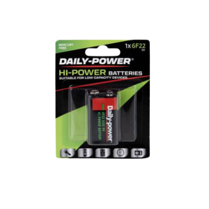 Batteries Hi-Power Size 9Volt / 6F22 1Pce
