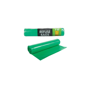 Refuse Bag Green 10Pc 750x950mm