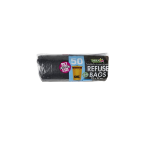 Refuse Bag Black 50Pc 750x950mm
