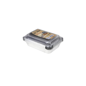 Baking-pan aluminium-foil 6pc 22x15x3cm with lid