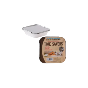 Baking-pan aluminium-foil 5pce 14,5x14,5x3cm