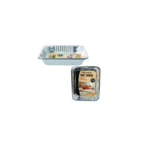 Baking pan aluminium-foil 2pce 29.5x23.5x5.5cm
