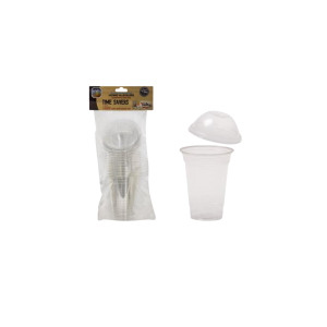 Picnic cups dome 300ml pack-10 clear