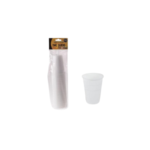 Picnic cups plastic 40pce disposable 250ml