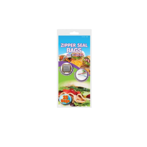 Disposable Bag Zipperseal 25Pc 18x20cm