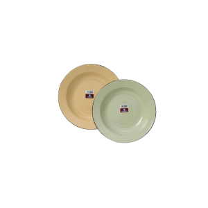 Plate Enamel 26cm Plain Soup