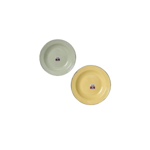 Plate Enamel 24cm Plain Soup
