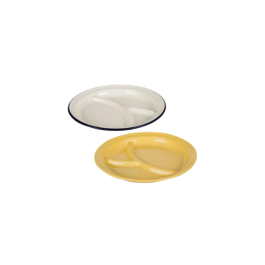 Plate Enamel 26cm Sectional