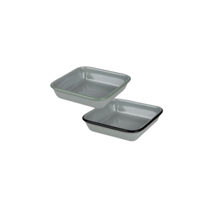 Plate Enamel 12cm Square