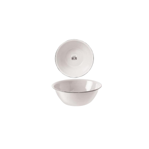 Mixing Bowl Enamel 20cm White Cash Bowl