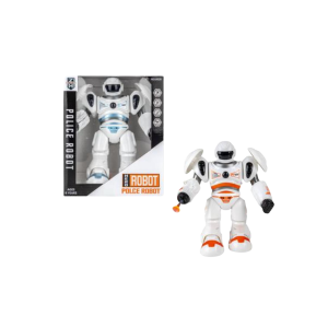 Battery Operated Robot White 21cm