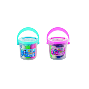 Educational Play Dough In Bucket Assorted