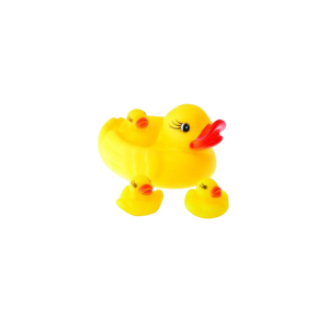 Baby Vinyl Duck Mom Baby Set 4pc