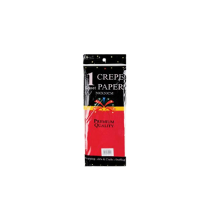 Paper Crepe Sheet Red Colour 50x200cm