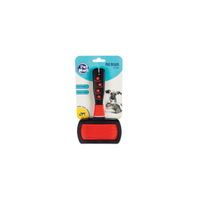 Pet Dog/Cat Brush Rubber Wide 2 Function