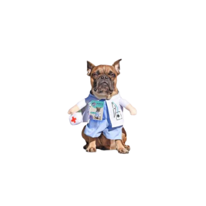 Pet Dog Novelty Clothing Doctor Medium