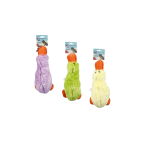Pet Puppy Toy Duck With Sqeaker Assorted 28Cm