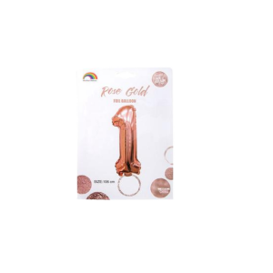 Balloon Helium Foil Rose Gold 1 102Cm F-04