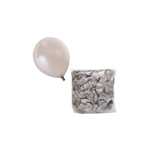 Balloons Helium 1Pc Metallic Silver F-01