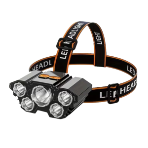 Portable 5 LED USB Rechargeable Emergency Light with Battery