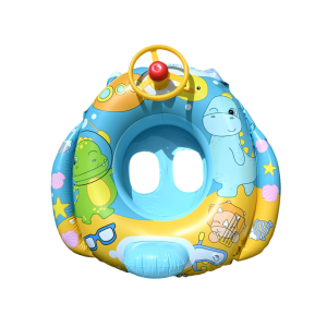 Inflatable Swimming Seat Float Ring Steering Wheel Steering Wheel