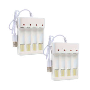 Compact Safe Rechargeable Battery Charger 36V USB Fast Charging Aaa