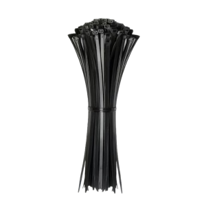 Black 100pcs Self Locking Nylon Cable Ties