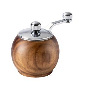 Wooden Hand-Crank Salt and Pepper Grinder