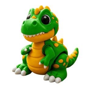 3D Printed Articulated T-Rex Dinosaur Fidget Figurine