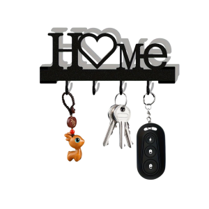 No-Drill Wall-Mounted Key Hook Organiser