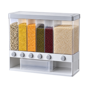 Dry Food Dispenser with Measuring Cup