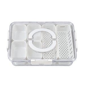 Multi-Compartment Lunch Box with Divided Sections
